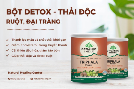 Bột Detox, Thải độc ruột đại tràng - Triphala Powder
